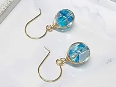 フェニックス水晶ピアス14kgf