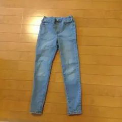 GU ライトブルー スキニーパンツ 130cm
