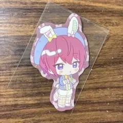 あんスタ　朱桜司　アニカフェ　アニメイトカフェ　キラキラステッカー