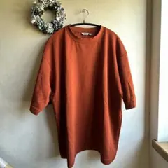 ユニクロ エアリズムコットンオーバーサイズTシャツ 3枚セット ※オレンジレア
