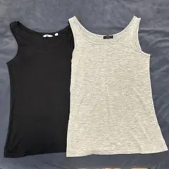 UNIQLO コムサ　タンクトップ2枚セット