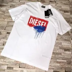 【新品】DIESEL ディーゼル／デザインロゴ Tシャツ カットソー 16Y
