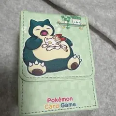 ポケモンカードゲーム イラスト付きカードケース　あくび　カビゴン　デッキケース