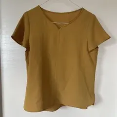 【NATURAL BEAUTY BASIC】半袖Vネックブラウス