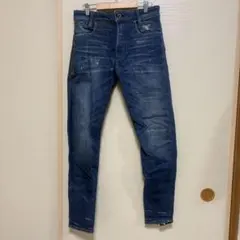 【G-STAR RAW】デニム スリム ダメージ