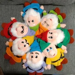白雪姫 7人のこびと ぬいぐるみ 7体セット