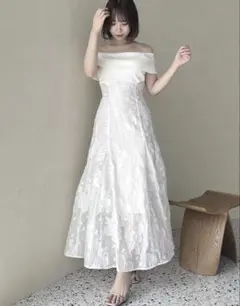 dazzlin シアージャカードコルセットワンピース　Sサイズ