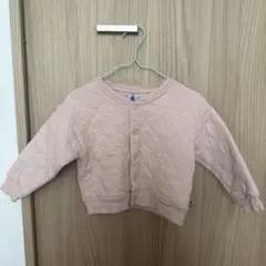 PETIT BATEAU ピンク カーディガン 36m/95cm