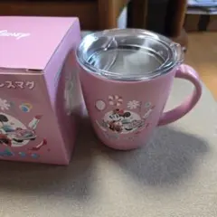 え*み様 Disney ミニーマウス ステンレスマグ ピンク 蓋付き