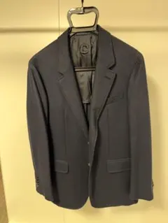 カルーゾ CARUSO テーラードジャケット ネイビー 48 ウール/カシミヤ