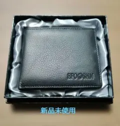 早い者勝ち✨️新品✨️　箱付き EFOOSHIM 二つ折り財布　ブラックのサムネイル