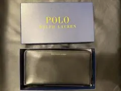 Polo Ralph Lauren ブラック長財布　ラウンドファスナー