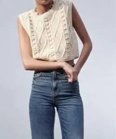 ZARA ニットベスト