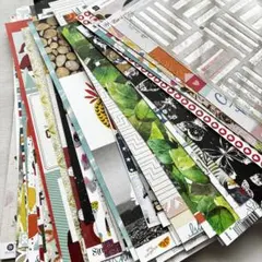 スクラップブッキング用ペーパー　有名ブランド　12インチ100枚セット
