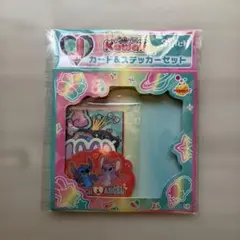 Disney Stitch スティッチ　カード＆ステッカーセット