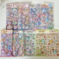早い者勝ち❕きらきらダイヤシール（硬いタイプ）ウォーターシール 全９枚セット