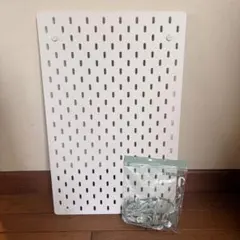 未使用】IKEA SKADIS スコーディス 有孔ボード ピンク56x56cm - メルカリ