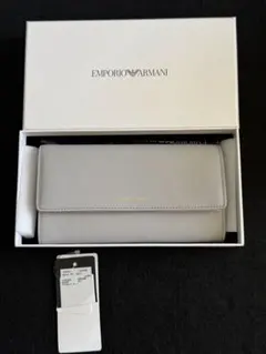 エンポリオアルマーニ ウィメンズ　長財布　財布　小銭入れ付　レディース　グレーのサムネイル