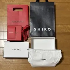 フェラガモ CHANEL SHIROショップ袋、箱　ギフトボックス