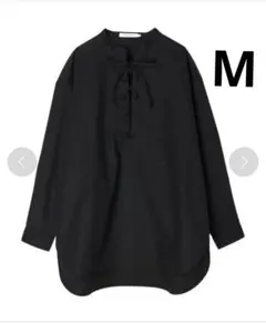 AMERICAN HOLIC イージーケアレースアップシャツチュニックのサムネイル