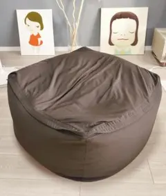 ハナロロ ビーズクッション 170L 円錐型 ホワイトベージュ 綺麗 - メルカリ