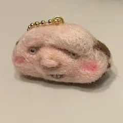 羊毛フェルト　オリジナル　人物　ハンドメイド　キモカワシリーズ ハンドメイド 羊毛フェルト キモカワオジサンシリーズ - メルカリ