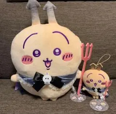 ちいかわ　てんし♡あくま　うさぎ あくまなBIGぬいぐるみ　マスコット　 2点
