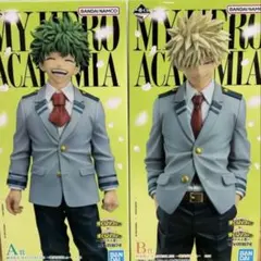 ヒロアカ　一番くじ　紡がれる想い　A賞 緑谷出久　B賞 爆豪勝己　セット