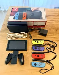 【Joy-Con4本付！】Nintendo Switch 本体 旧型 すぐ遊べる