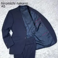 美品】 テイジン × カノニコ セットアップスーツ Mサイズ ネイビー A5