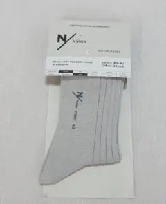 未使用 N/ ニュートラルワークス ビジネスソックス グレー24-26cm 靴下