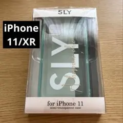 新品SLYスライ セミクリアiPhoneケース11/XR 廃盤品のサムネイル