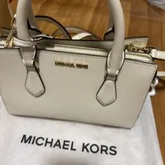 Michael Kors【新品未使用】 ライトクリーム 春夏 旅行2wayバッグ 