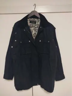 ジーナシス ハウンティング ジャケット ベスト レオパード JEANASIS