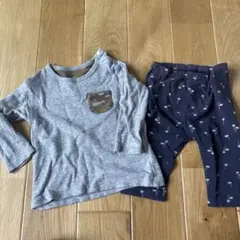 ユニクロ　ベビー服 トップス80 パンツ90 セット
