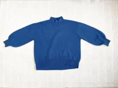 studioCLIP 青 ニットセーター ハイネック　Lサイズ