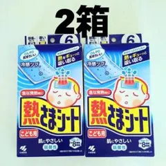 小林製薬 熱さまシート こども用 6枚入 2箱セット