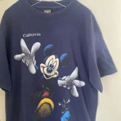 ミッキー グーフィー 両面 SHERRY'S 90s ヴィンテージTシャツ