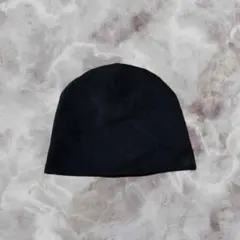 黒 ビーニー ニット帽 無地