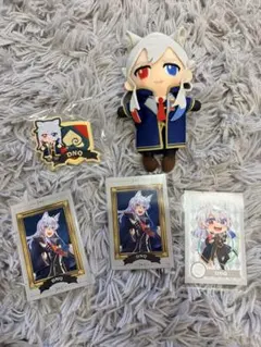 【美品・おまけ付】カラピチ どぬく ぬいぐるみとカードセット