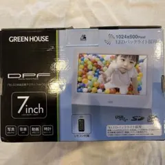 デジタルフォトフレーム 7インチ GREEN HOUSE GH-DF7UC-WHのサムネイル