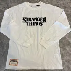 zara ストレンジャーシングス フロッキープリントロンT