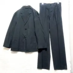 マーガレットハウエル 麻100% セットアップ スーツ ネイビー 美品