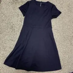 黒 半袖フォーマルワンピース 150