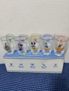 ディズニーキャラクター グラス 5個セット