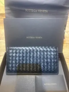 BOTTEGA VENETA ブラック 長財布