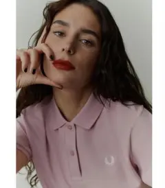 The Fred Perry Shirt フレッドペリーポロシャツ ピンクのサムネイル