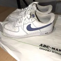 Nike Air Force 1 エアフォースワンホワイト/ブルー スニーカー