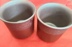 ✨New✨萬古焼 和食器✨ 湯呑み ペア 陶器 スープ、お酒、焼酎にもオススメ