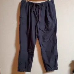 バックナンバー　リネンカーゴパンツ　ネイビー　紺　Mのサムネイル